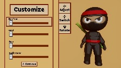 The Little Ninja 2 Customize