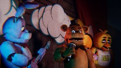 <clue>Fnaf Movie Trailer 2  Animatronics Scene
