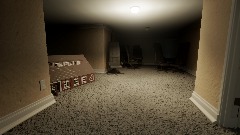 Backrooms Breathing room but with old vhs