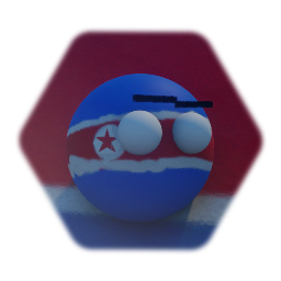 North Korea country balls
