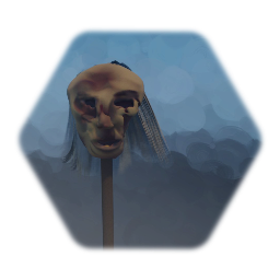 Dead head on a stick
