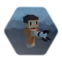 Minecraft Chell Model