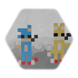 Sonic And Tails  Pixel Art  By Stranger2243