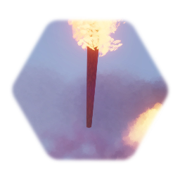Glowing Torch (With Metal Holder)