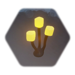 Mushrooms Lights Yellow