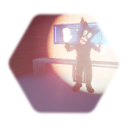 Cartoon Cat + Bridge Worm