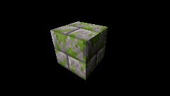 Mossy Minecraft Block