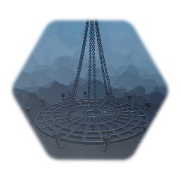 Large medieval chandelier