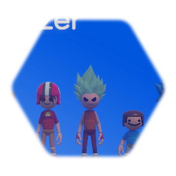 Kayden And Friends characters in the new artstyle