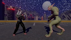 Fighting Game Concept (Galactic City) now with music!