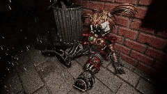 Scrap baby in the ally way