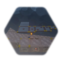 Bowser's Lava Lake Keep Assets - Super Mario