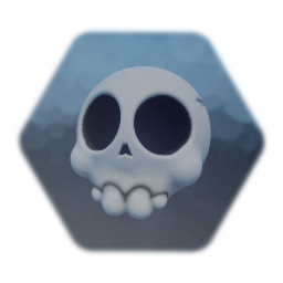 Cartoon skull 2