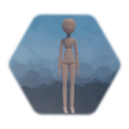 Female Adolescent Model Skin texture