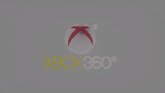 Xbox 360 logo Reversed Blue