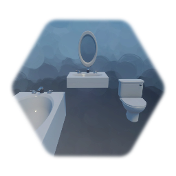 Retro Modern Bathroom Toilet Sink Bathtub Low Thermal Simple