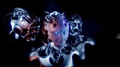 VR Robot sculpture showcase