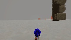 Sonic in Be crushed by a speeding wall