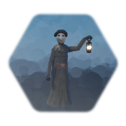Plague Doctor and lamp