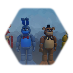 Fnaf 1 gang for a show and creds to @Cxgplaysyt