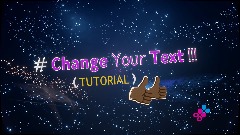 # <pink>Text changing!</pink> *»* <term>Tutorial</term>