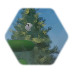 Singing Douglas fir with saxophone