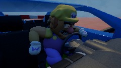 Wario dies in a Train crash