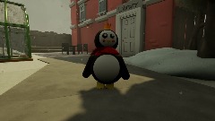 Winter Library Entrance