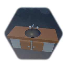 Remix of Cutesie Countertop for Kitchens w/Working Sink