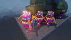 Stampy and the cake machine