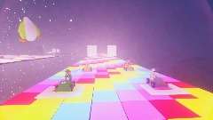 SNES Rainbow Road Mario Kart allstars racing grommet