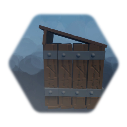 Wooden Shed with door