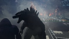 Godzilla vs Kong. Hong Kong battle.