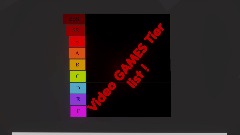 Video GAMES tier list