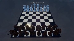 Playable Dark vs Light Chess Set
