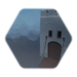Castle gatehouse / drawbridge segment (Background)