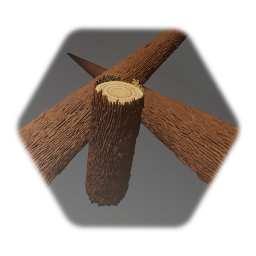 Realistic Pine Log - Modular