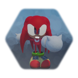 Sonic akio : Knuckles model