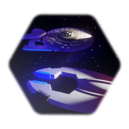 STAR trek  uss Sutherland ncc.72015 and uss DOLPHIN