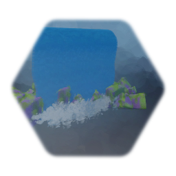 Waterfall w/ Foam & Fog