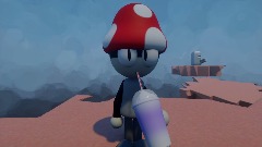 Bingle tries the grimace shake