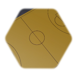Realistic Basketball Field