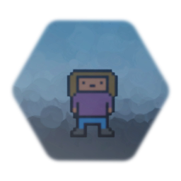 Pixel girl person