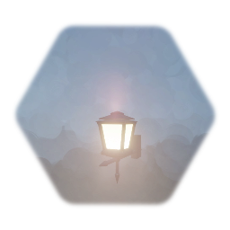 Simple gothic wall lamp