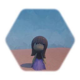 Purple dress sackgirl