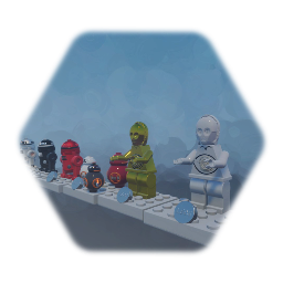 STAR WARS LEGO  MINIFIGURE  CP3O  R2D2 and  BB8 ASTROMECH DROID