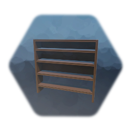 Game Shelf - Polished Wood