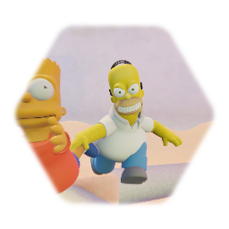You vs homer but its a Minecraft mod