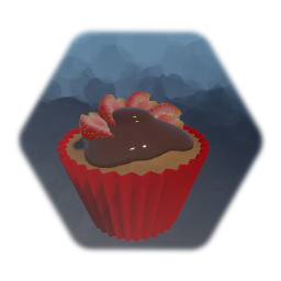 Strawberry Chocolate Cupcake