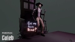 Caleb goes trick or treating